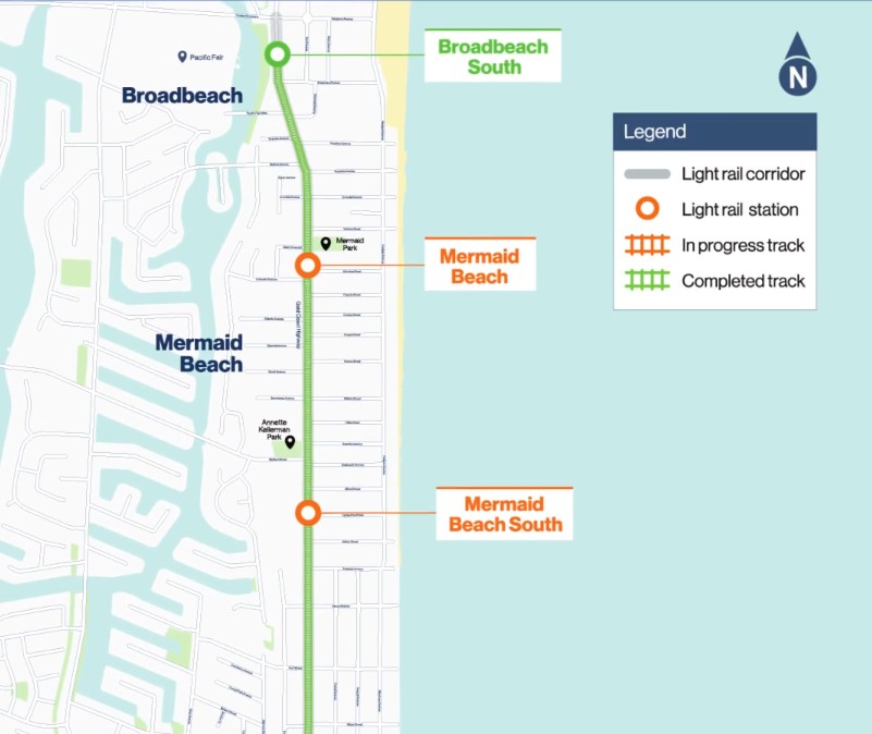Light Rail Stage 3 Map